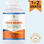 Voedingssupplement voor focus en helder denken – met L-theanine, GABA en vitamine B12, vergelijkbaar met LTO3
