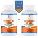 orthica, solgar, golden naturals vitamine d3 1+1 gratis