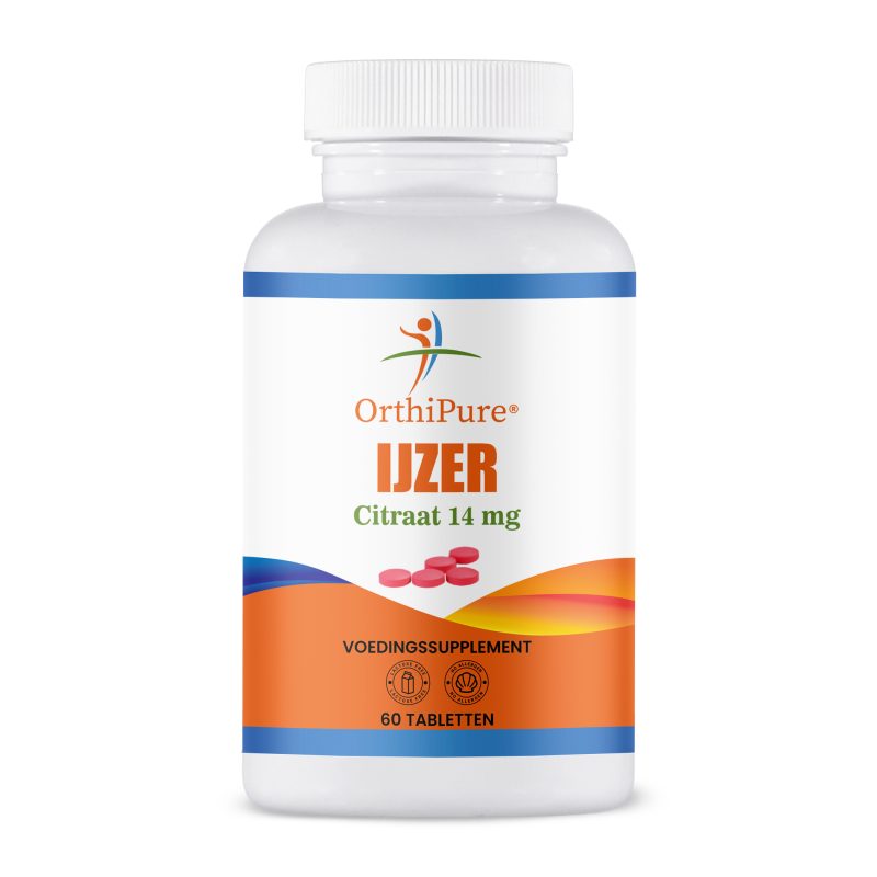 Ijzer citraat voorkant etiket